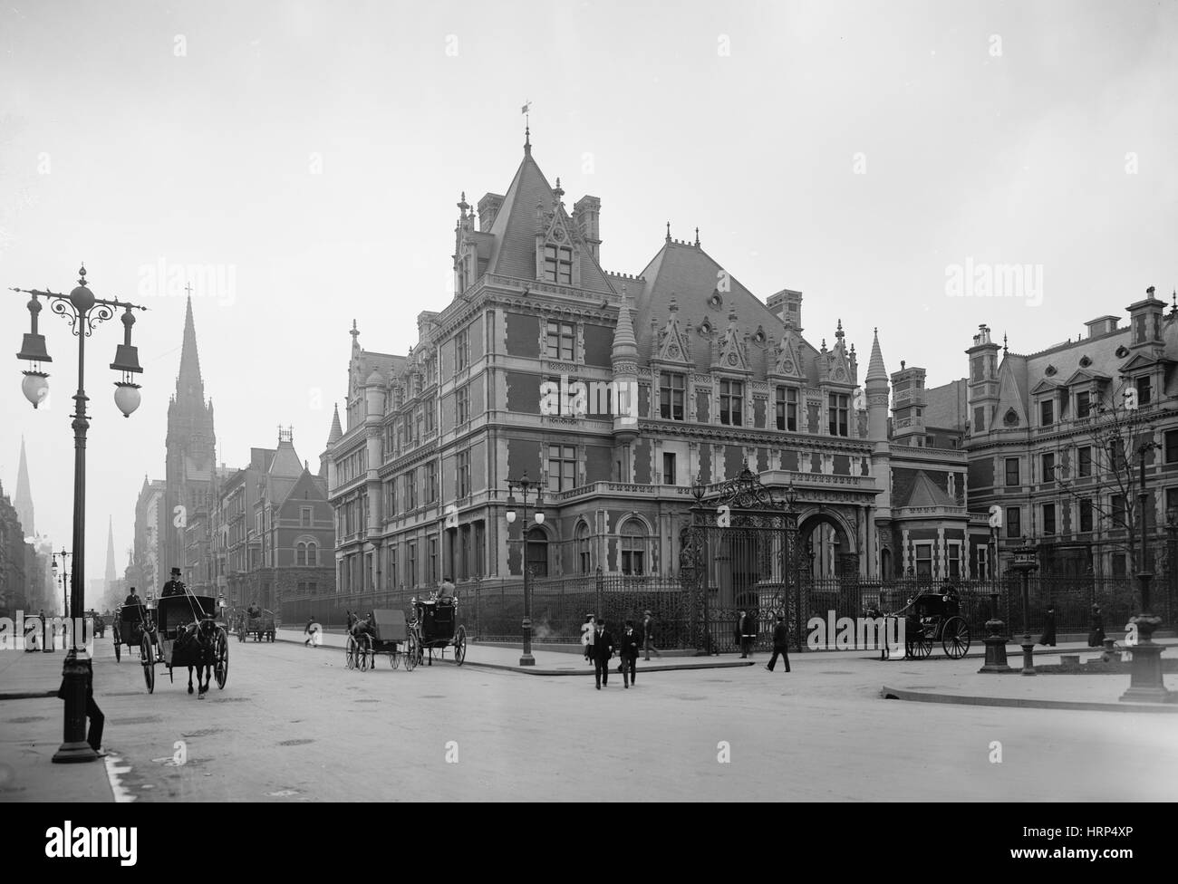 NYC, Cornelius Vanderbilt II Mansion, 1901 Foto Stock