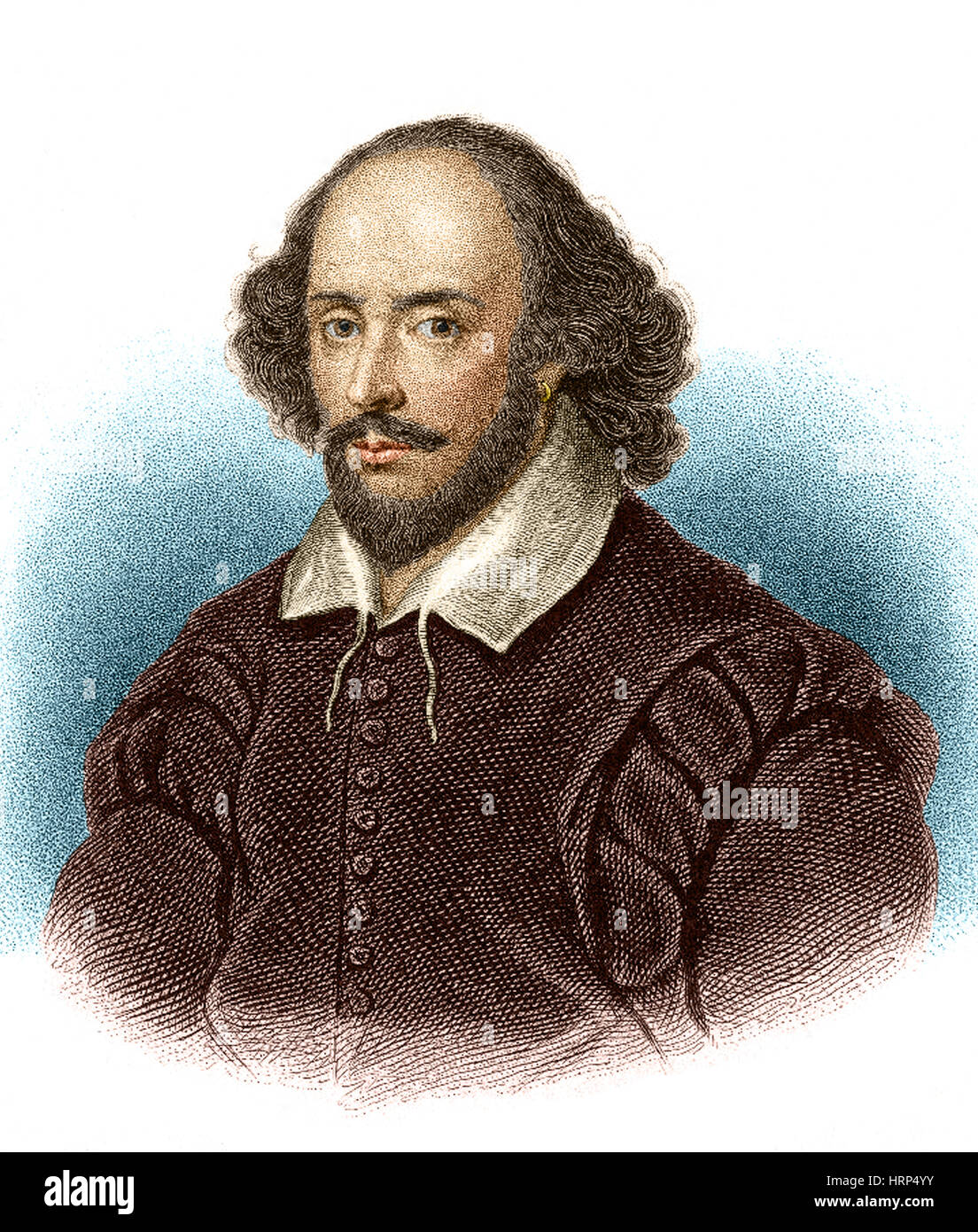 William Shakespeare, drammaturgo inglese Foto Stock
