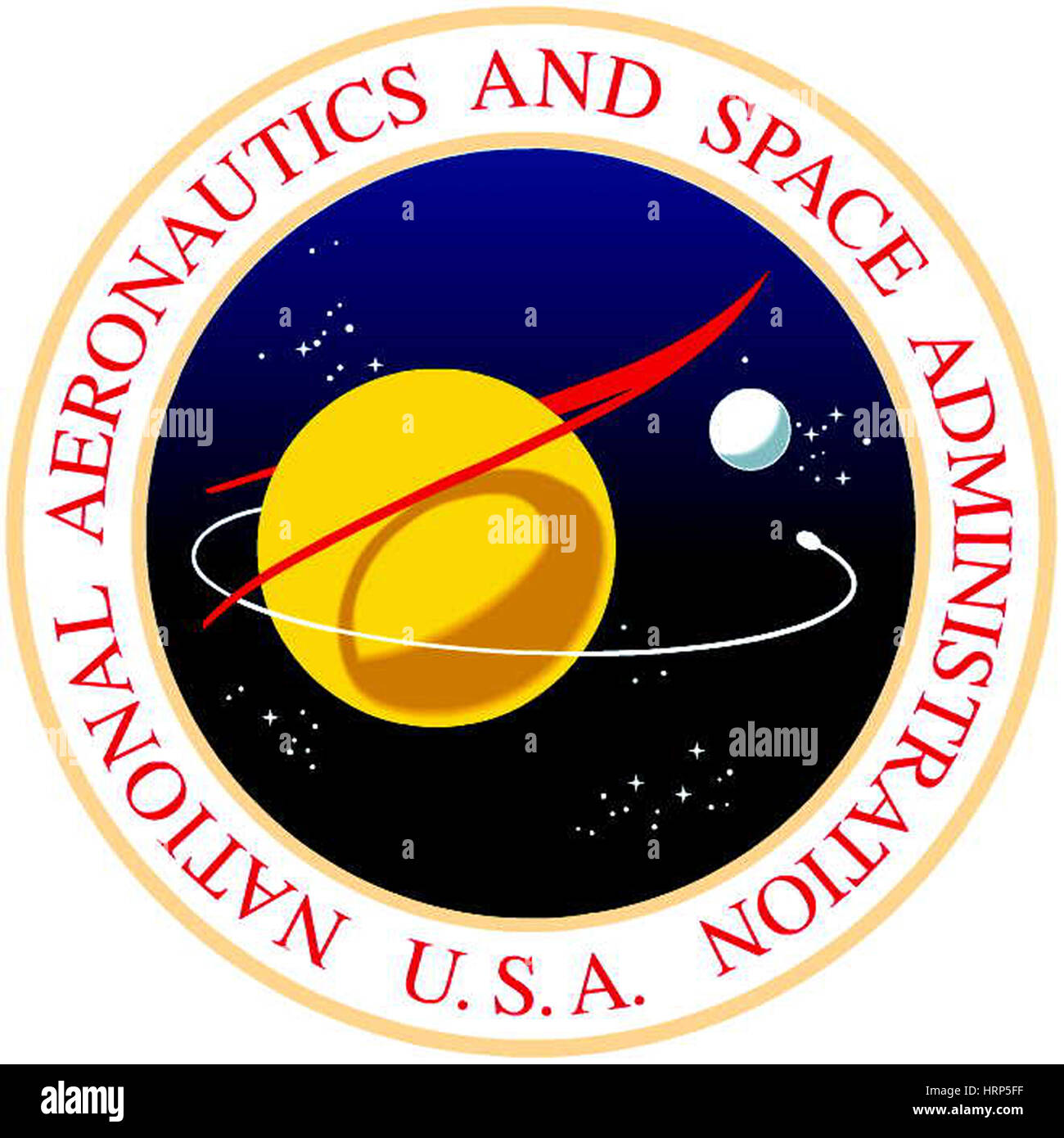 Originale il Logo della NASA, 1958 Foto Stock