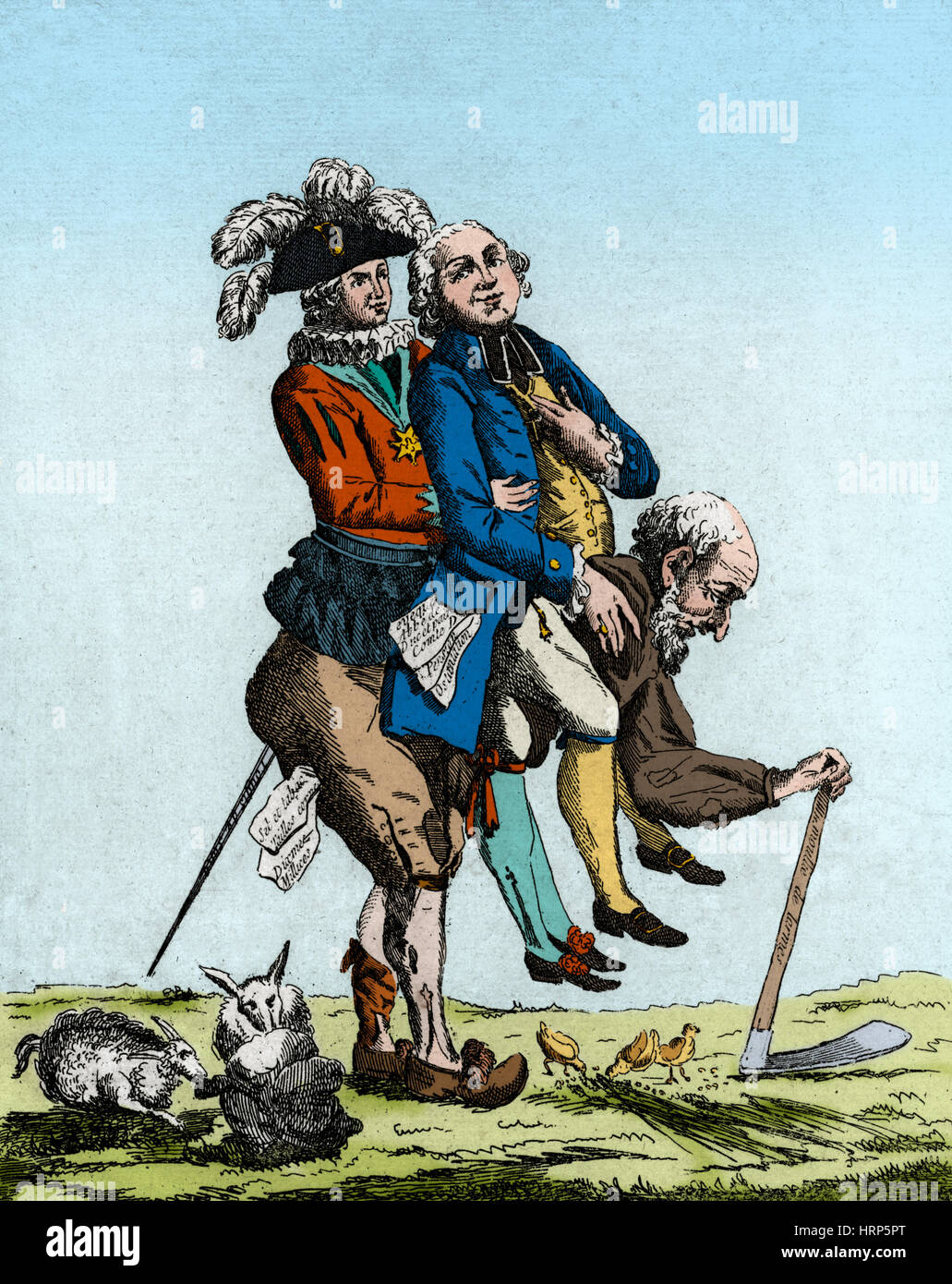 La Rivoluzione francese Estates-General del 1789 Foto Stock