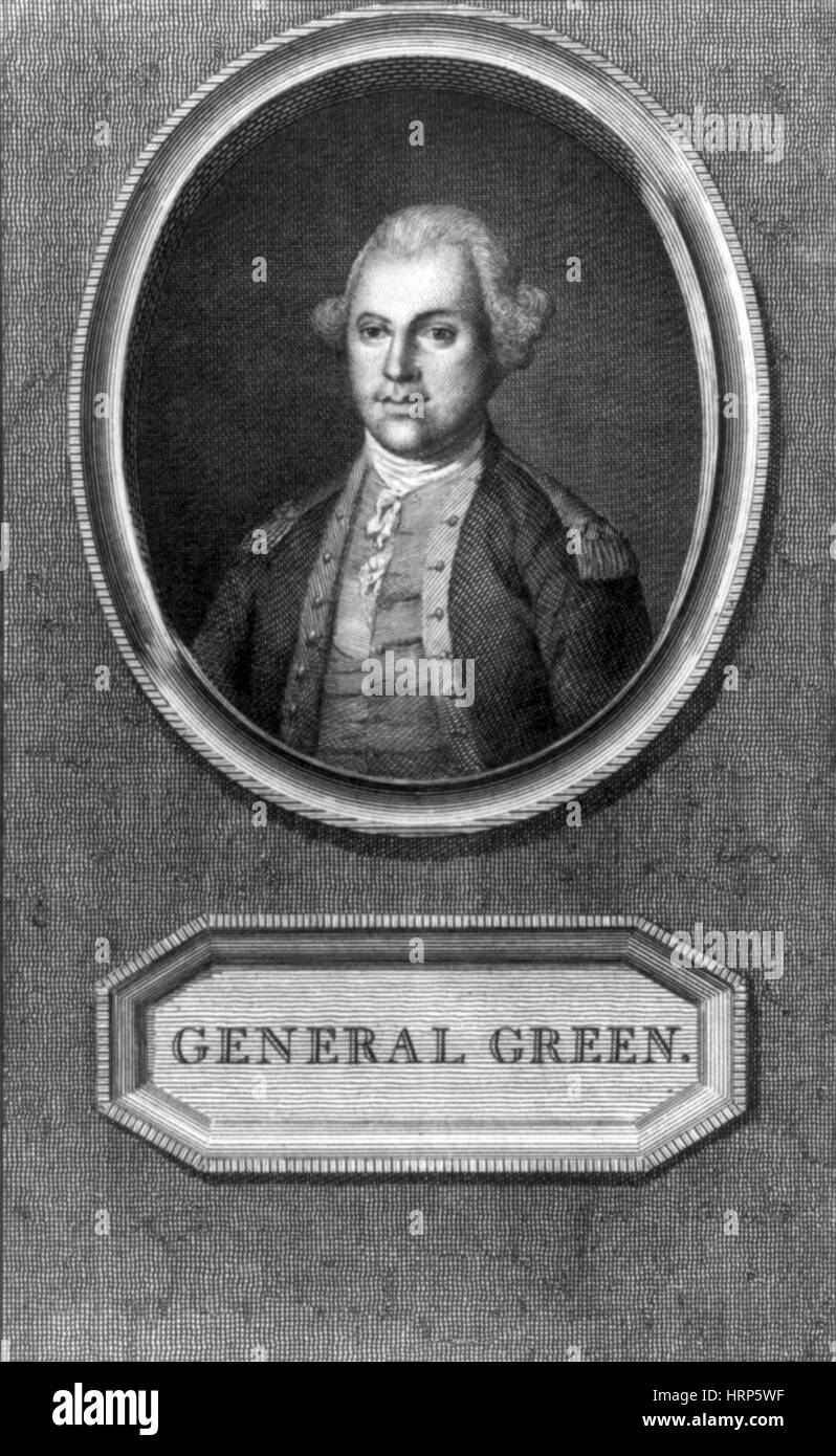 Nathanael Greene, American ufficiale militare Foto Stock