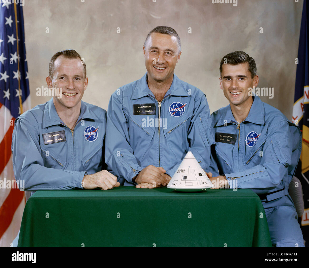 Apollo 1 il primo equipaggio, 1967 Foto Stock