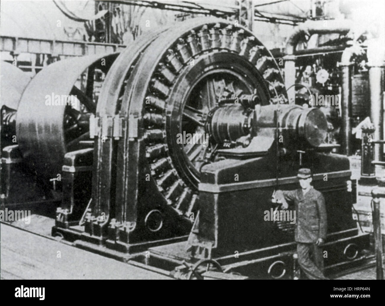 Columbian Expo, Westinghouse generatore AC, 1893 Foto Stock