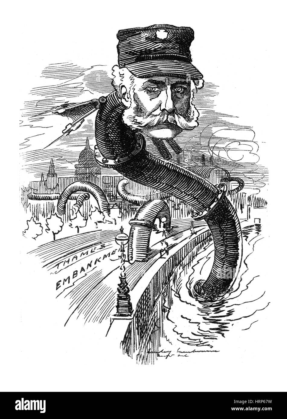 Joseph William Bazalgette, inglese Ingegnere civile Foto Stock