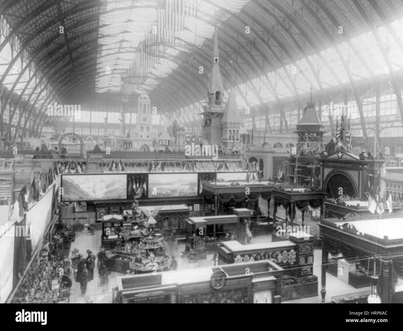 Columbian Expo, produce edificio, 1893 Foto Stock