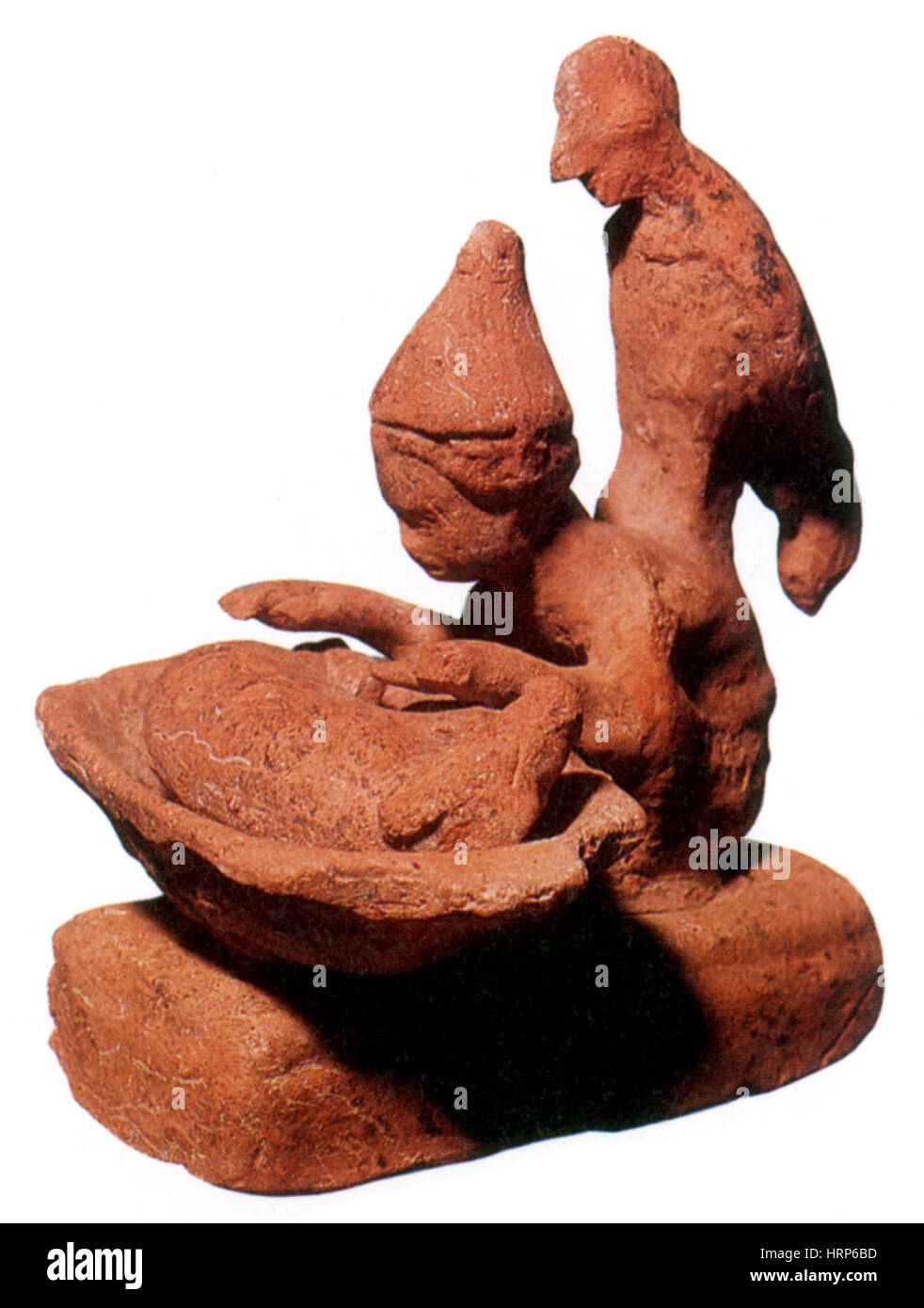 Choriomancy, Aruspice rimuove la vescica di maiale, 480 BC Foto Stock