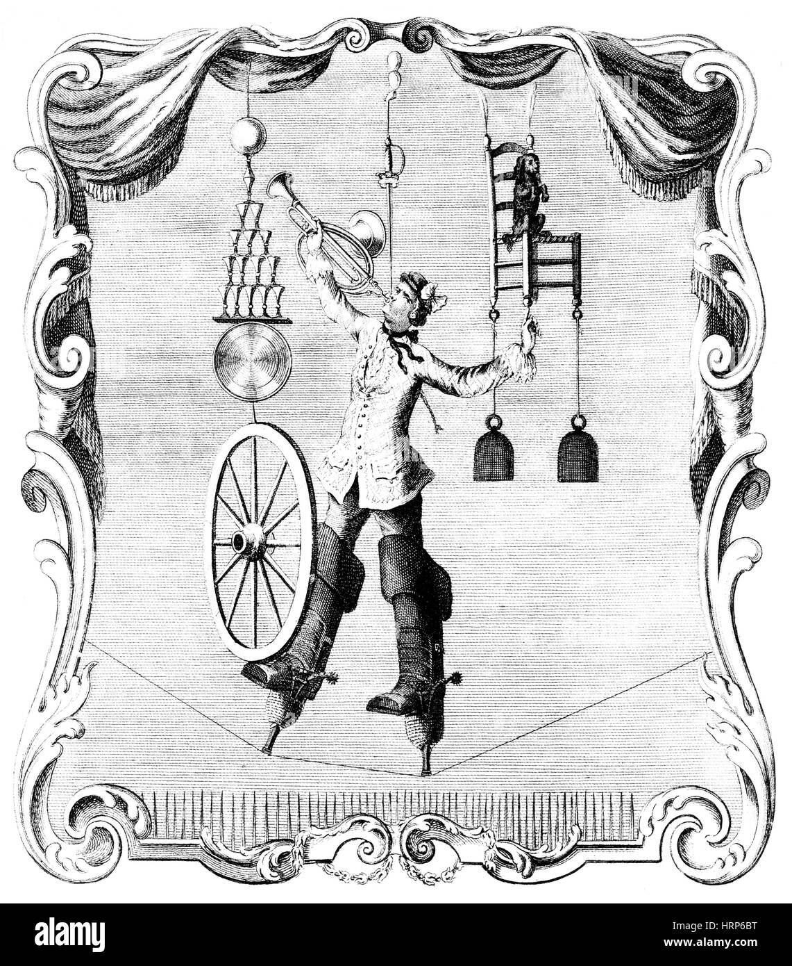 Duncan MacDonald, Scottish Equilibrist Foto Stock