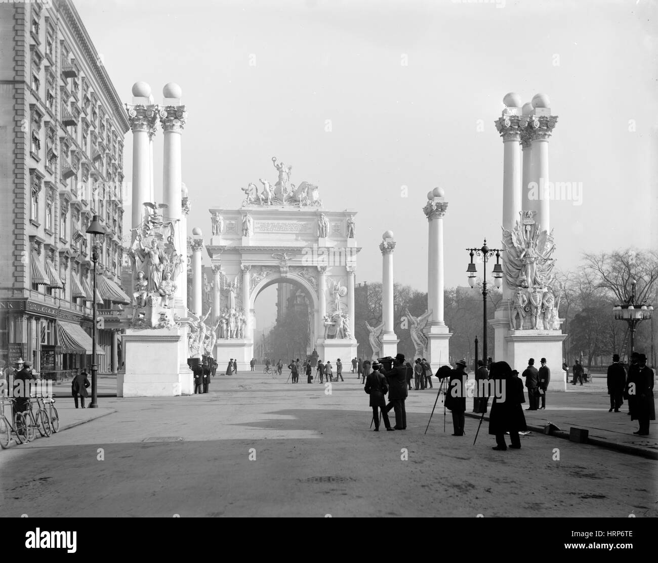 NYC, Madison Square, Dewey Arch, 1899-1900 Foto Stock
