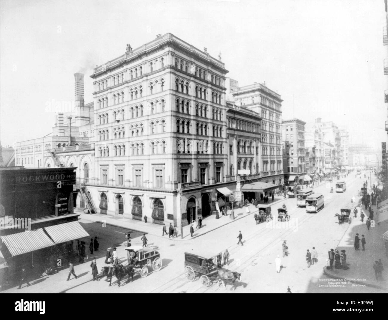 New York, Metropolitan Opera House, 1902 Foto Stock
