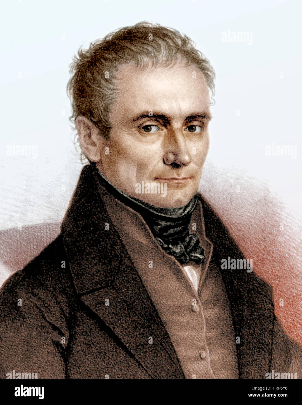 Johannes Purkinje, fisiologo ceca Foto Stock