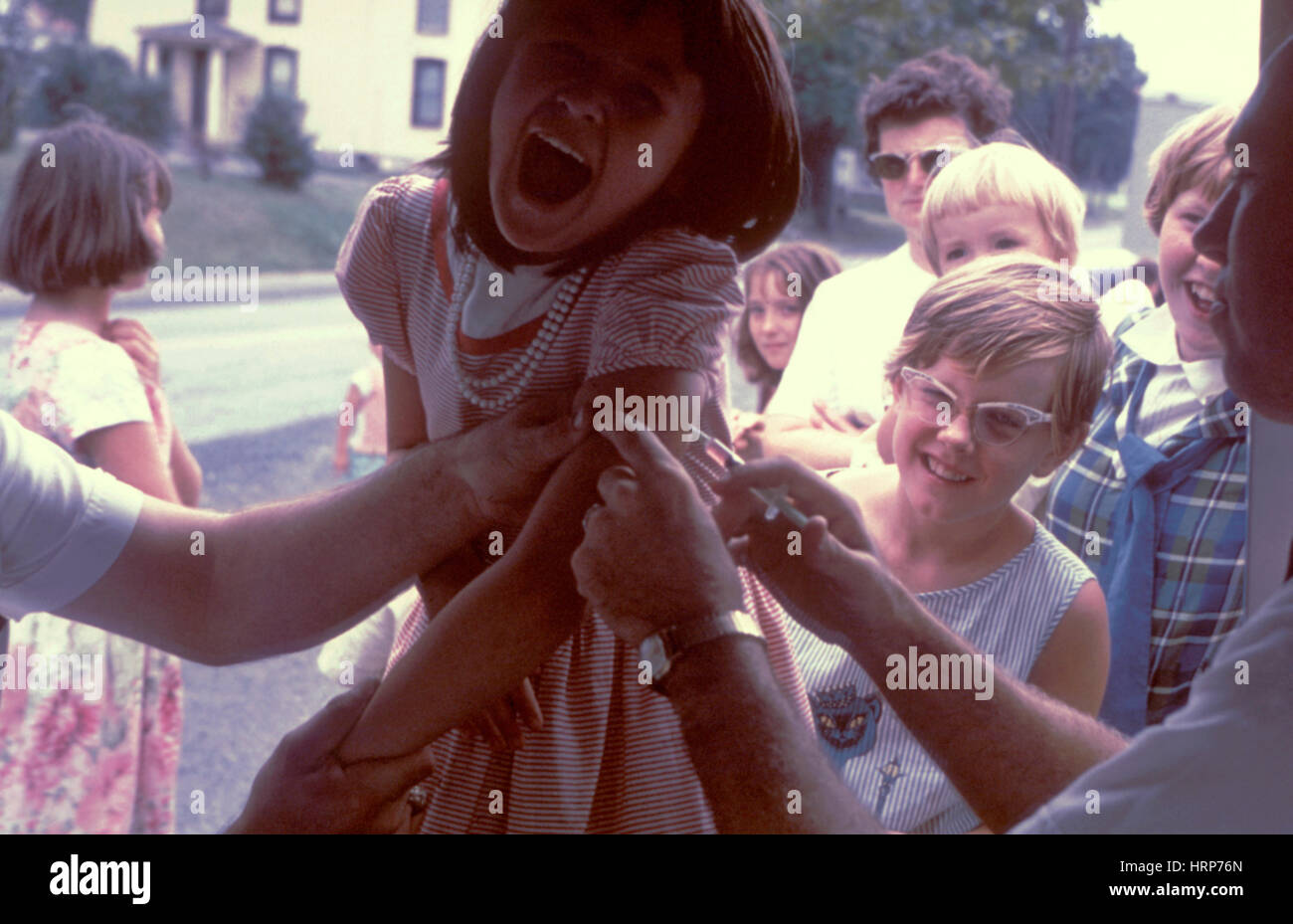 Polio nazionale programma di immunizzazione, 1960s Foto Stock
