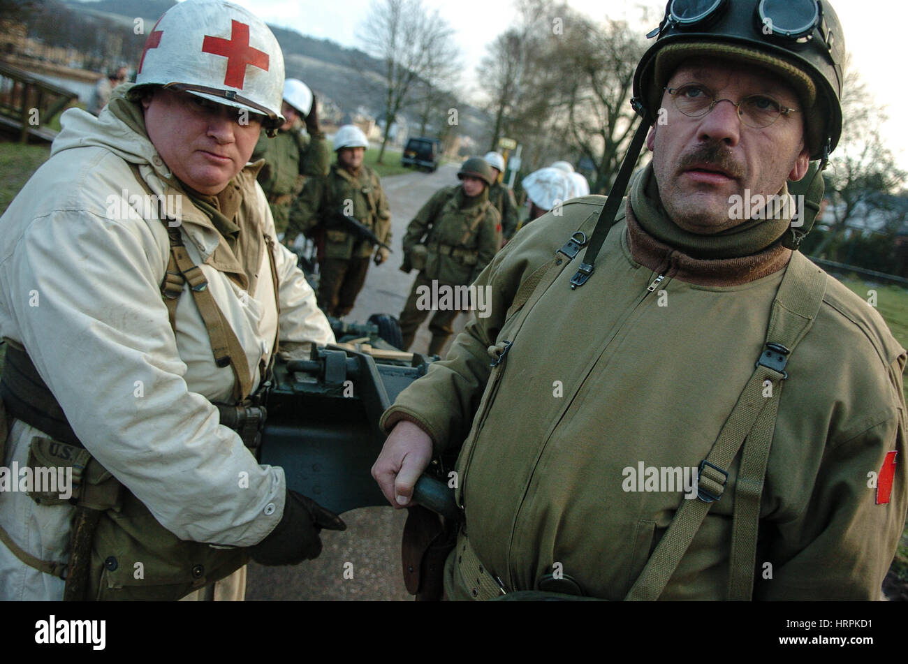 Libertà Lussemburgo Diekirch seconda guerra mondiale Foto Stock