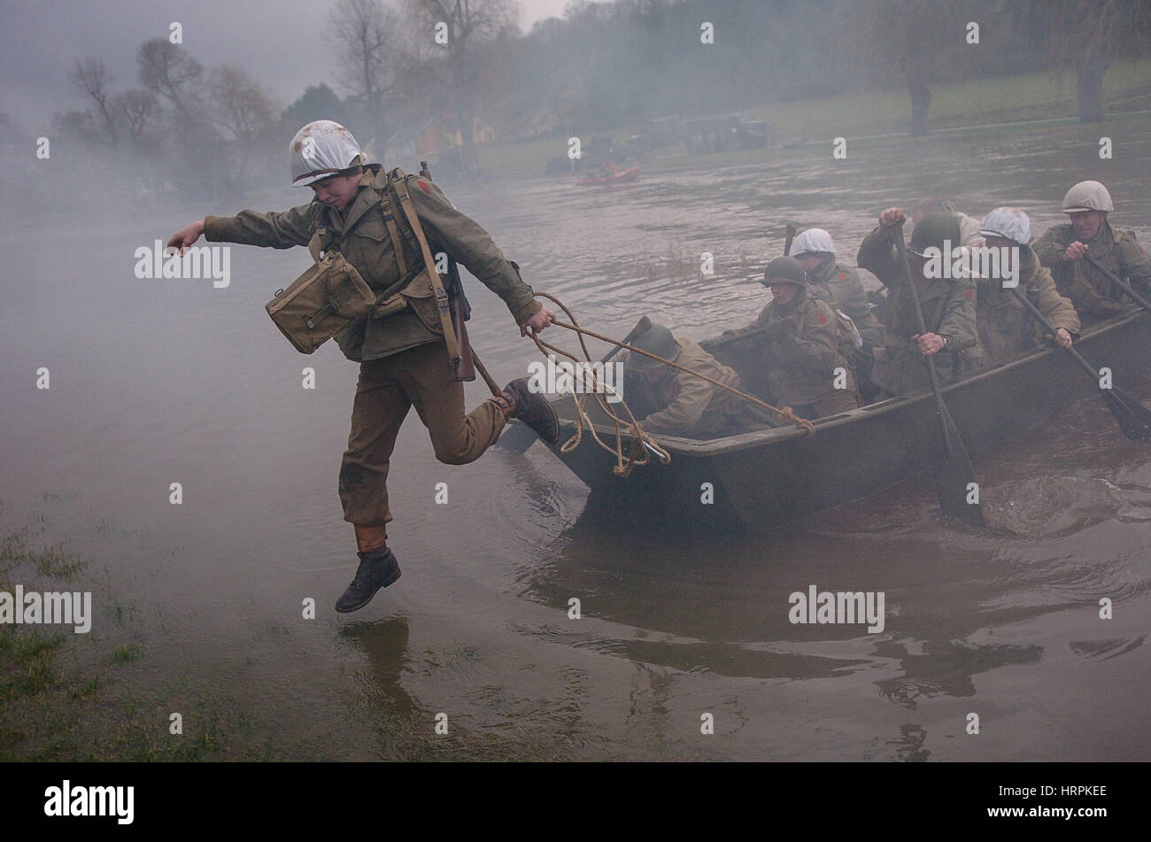 Libertà Lussemburgo Diekirch seconda guerra mondiale Foto Stock