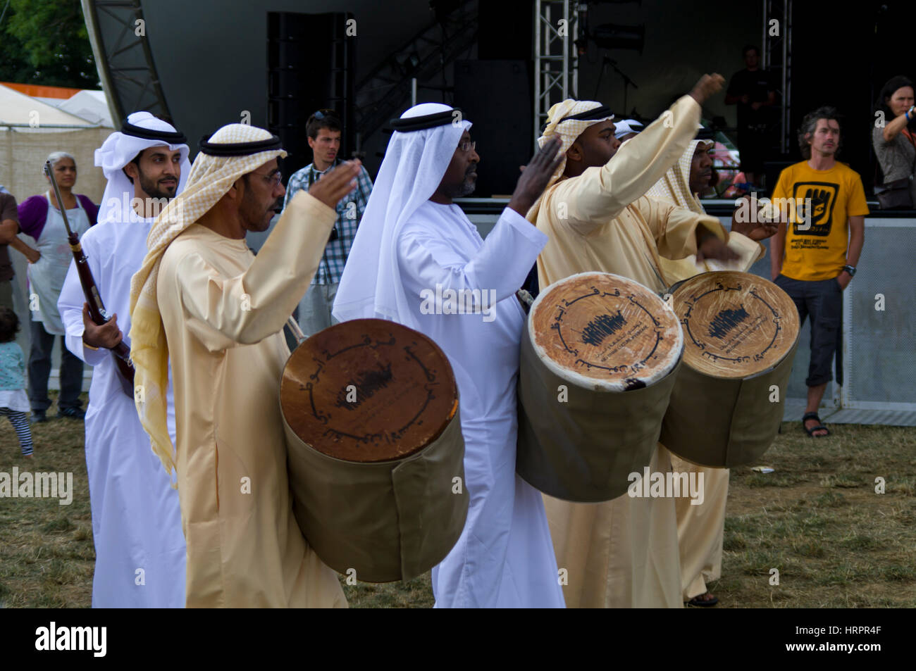 Takht Al Emarat al 2010 Womad Festival, Inghilterra Foto Stock