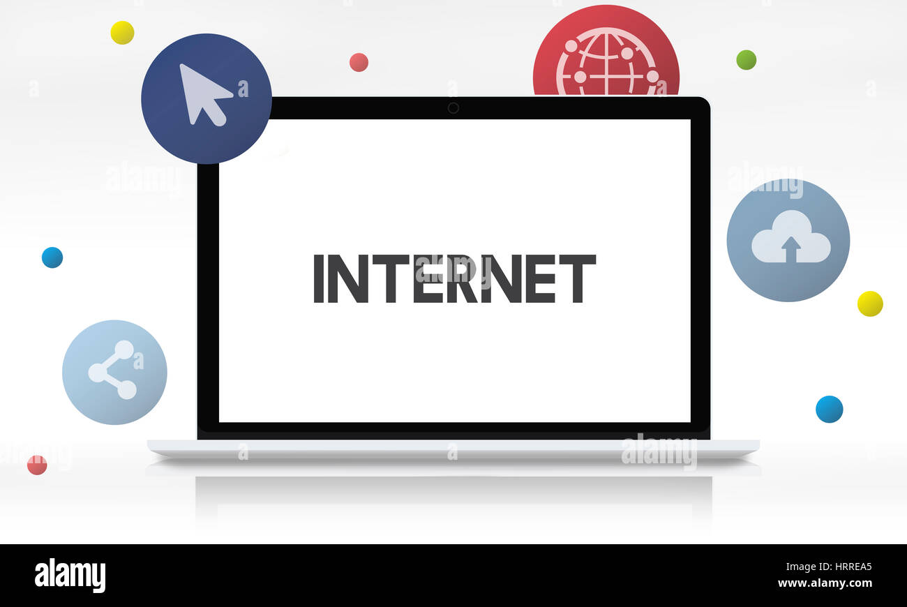 Rete Internet Connessione di comunicazione Concept Foto Stock