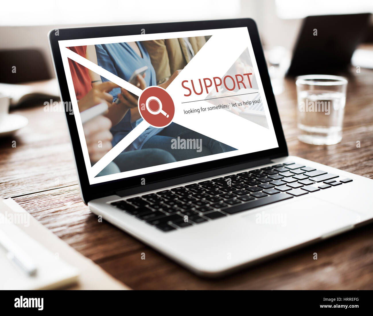 Il servizio di supporto Contattaci Informazioni Concept Foto Stock