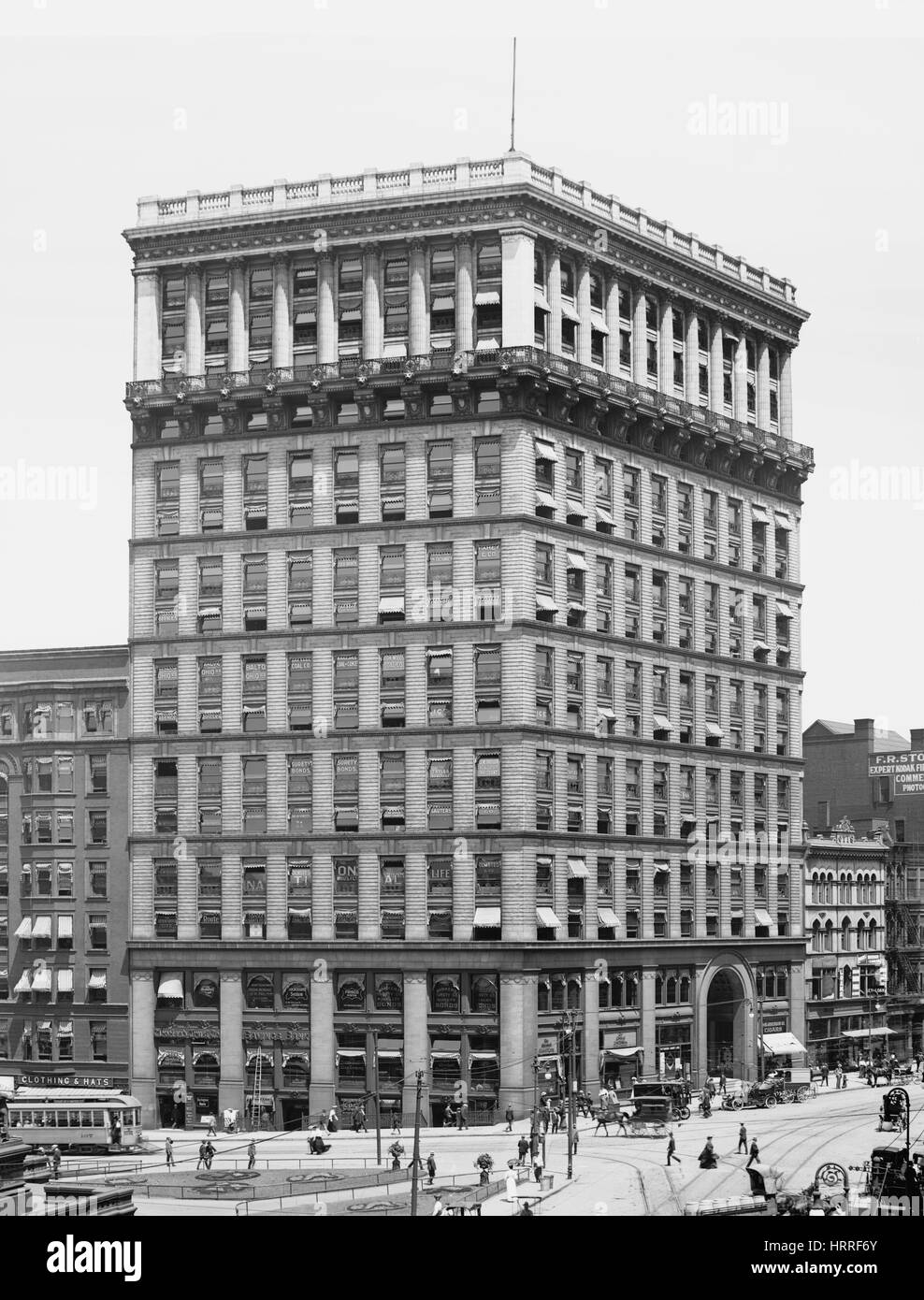 Edificio di Williamson, Cleveland, Ohio, Stati Uniti d'America, Detroit Publishing Company, 1905 Foto Stock