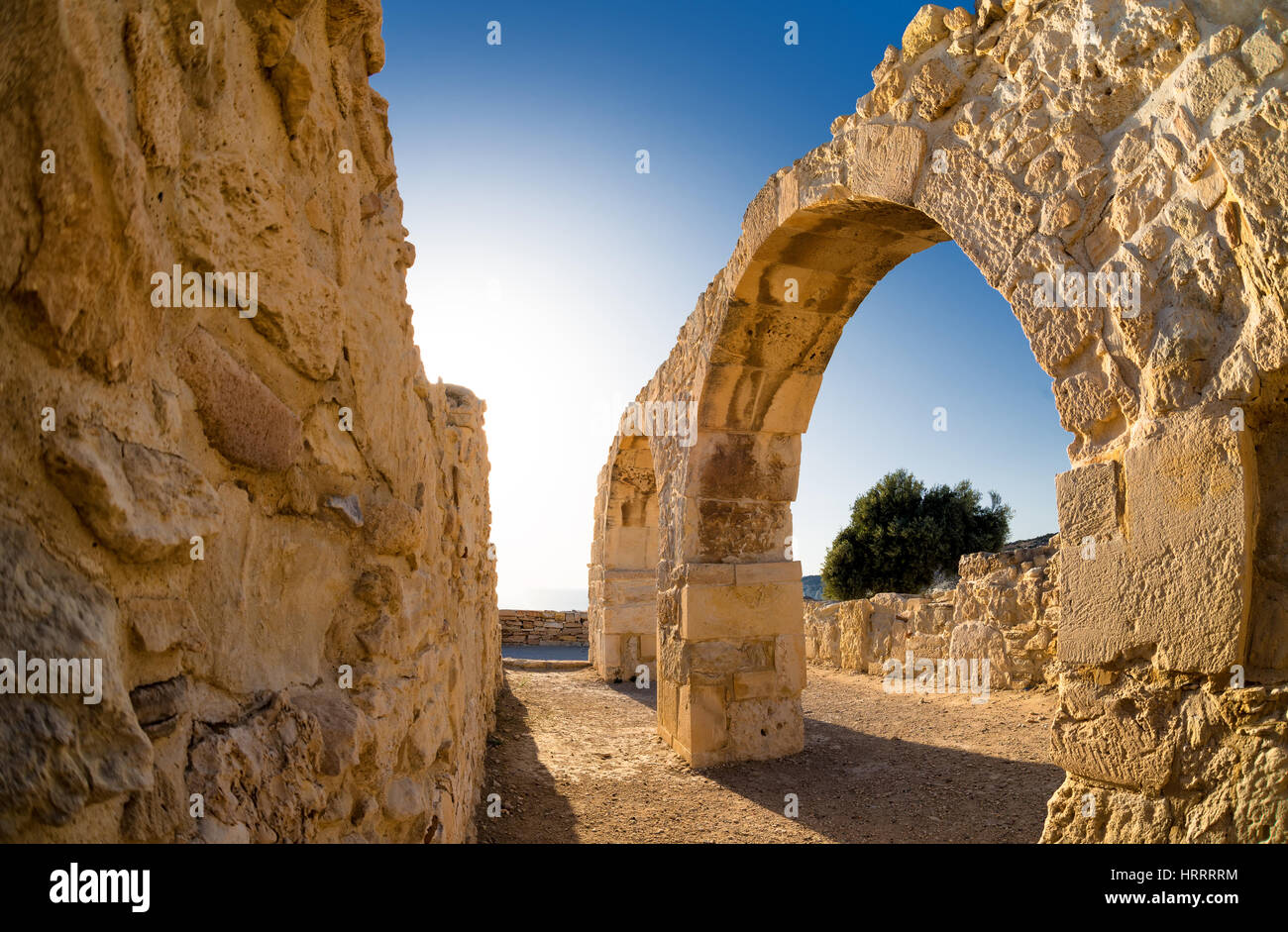 Rovine di antiche Kourion. Limassol District. Cipro Foto Stock