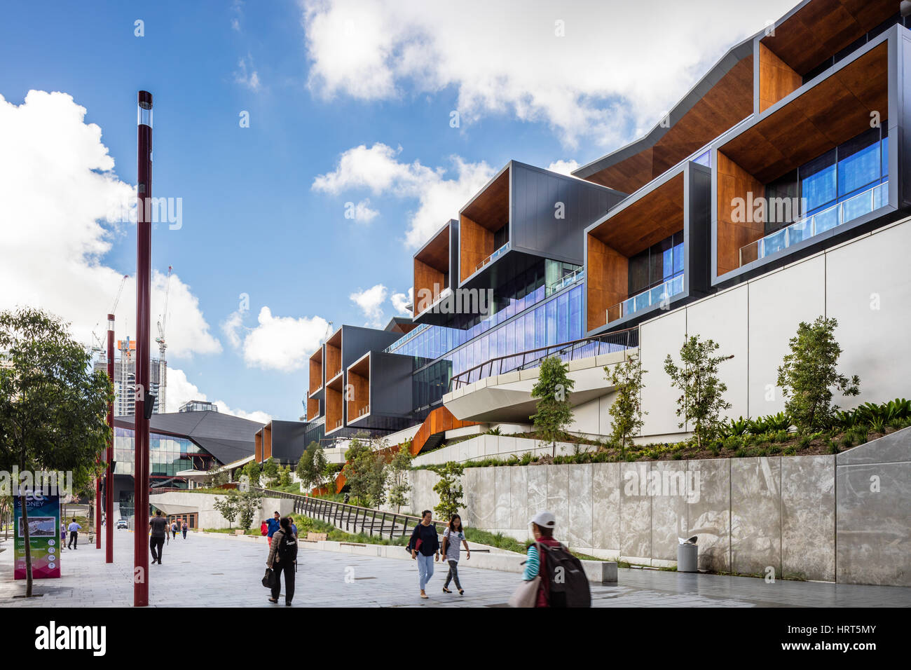 Il Centro Internazionale dei Congressi, Darling Harbour di Sydney Foto Stock