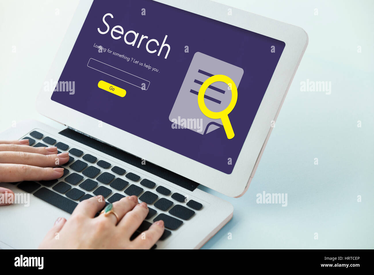 Call Center Hot Line Concetto di informazioni Foto Stock