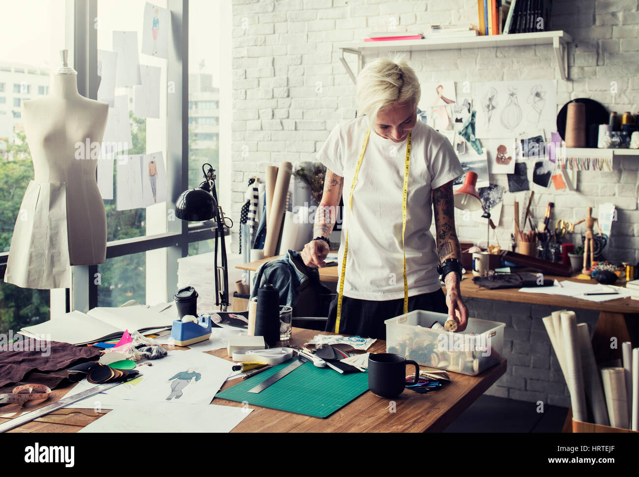 Creative Design vestire moda Concetto elegante Foto Stock