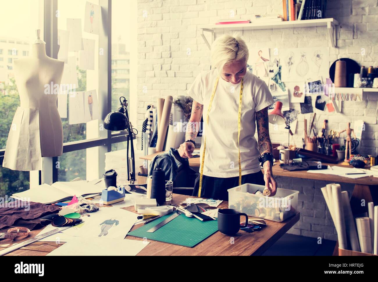 Creative Design vestire moda Concetto elegante Foto Stock