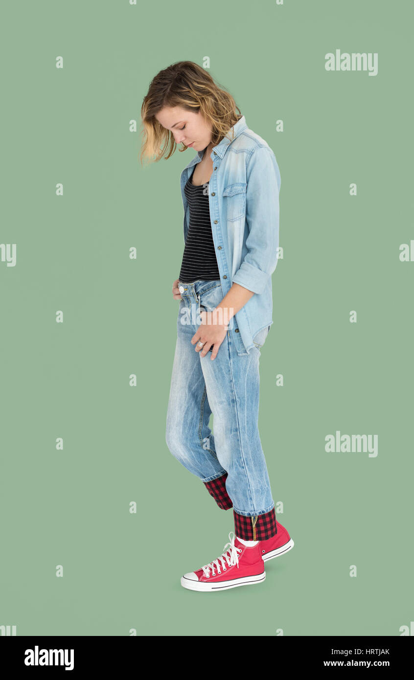 Studio ritratti Persone gara Foto Stock