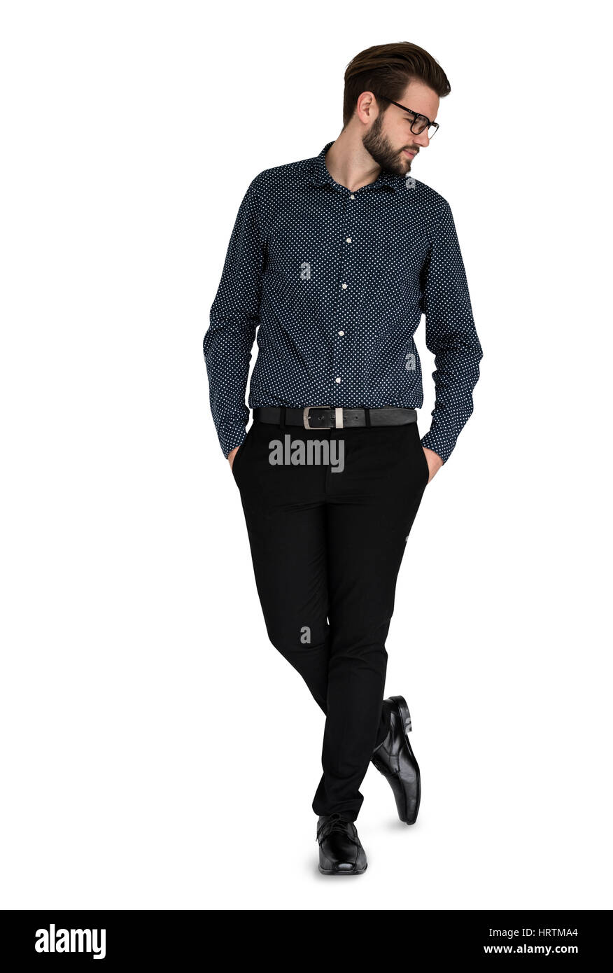 Uomo caucasico Smart Casual Foto Stock