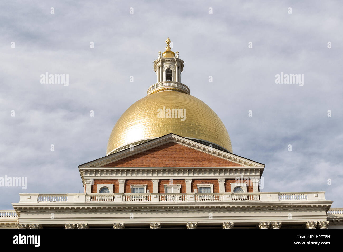 Massachusetts State House Duomo Foto Stock