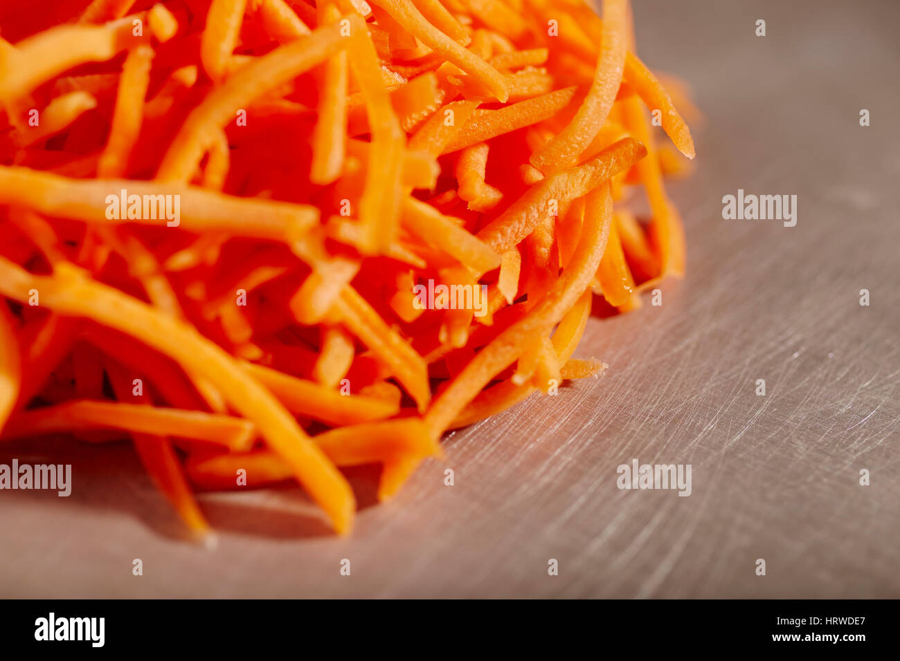 Materie bastoncini di carote Foto Stock