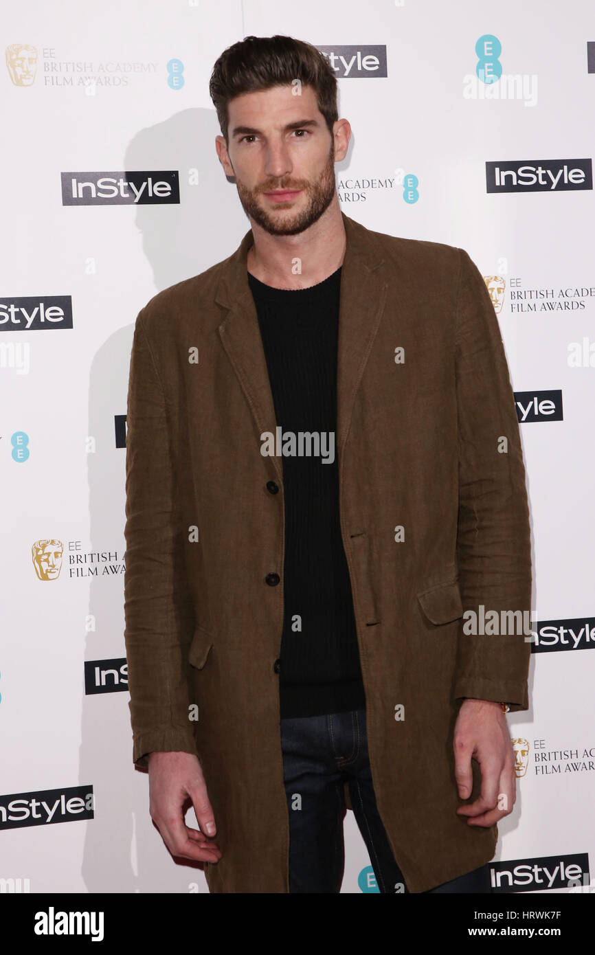 Il InStyle EE Rising Star Awards partito svoltasi presso l'Ivy Brasserie - Arrivi con: Ryan Barrett dove: Londra, Regno Unito quando: 01 Feb 2017 Foto Stock