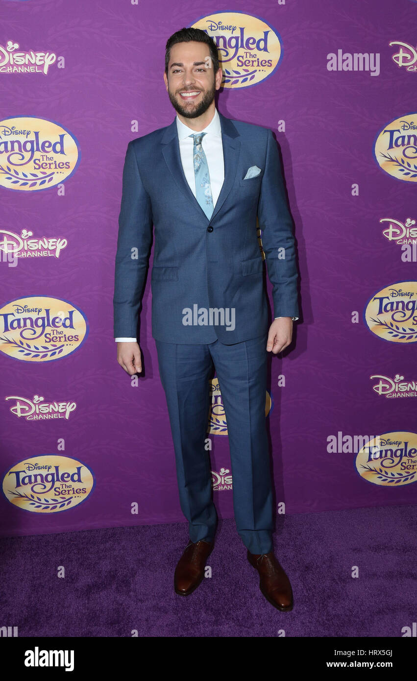 Beverly Hills, Ca. 04 Mar, 2017. Zachary Levi, presso lo screening di Disney's "aggrovigliato prima mai dopo l' presso il Paley Centre for Media In California il Marzo 04, 2017. Credito: Fs/media/punzone Alamy Live News Foto Stock