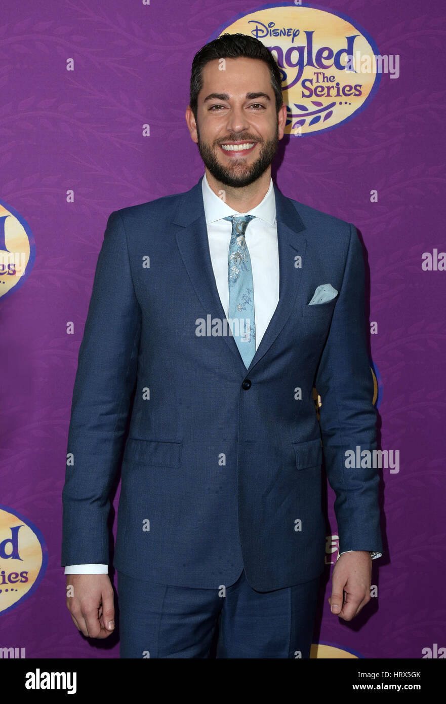 Beverly Hills, Ca. 04 Mar, 2017. Zachary Levi, presso lo screening di Disney's "aggrovigliato prima mai dopo l' presso il Paley Centre for Media In California il Marzo 04, 2017. Credito: Fs/media/punzone Alamy Live News Foto Stock
