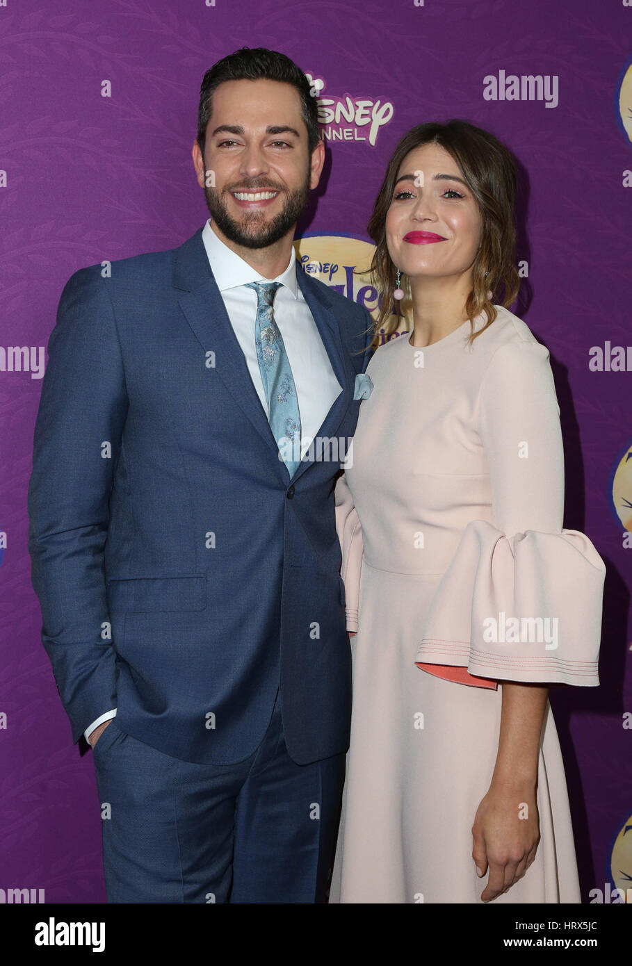 Beverly Hills, Ca. 04 Mar, 2017. Mandy Moore, Zachary Levi, presso lo screening di Disney's "aggrovigliato prima mai dopo l' presso il Paley Centre for Media In California il Marzo 04, 2017. Credito: Fs/media/punzone Alamy Live News Foto Stock