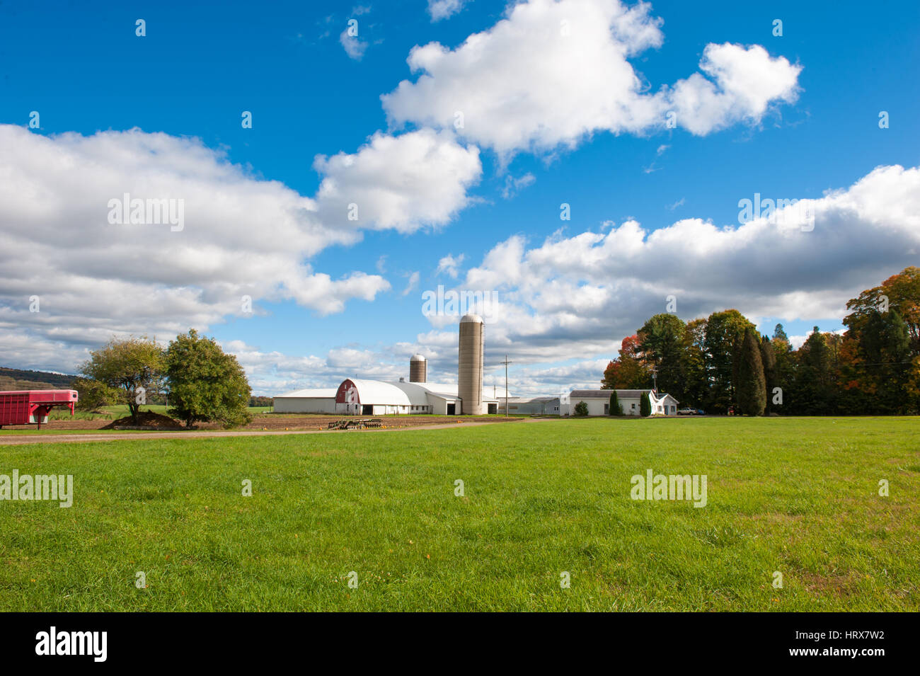 Fattoria in Erie in Pennsylvania Foto Stock