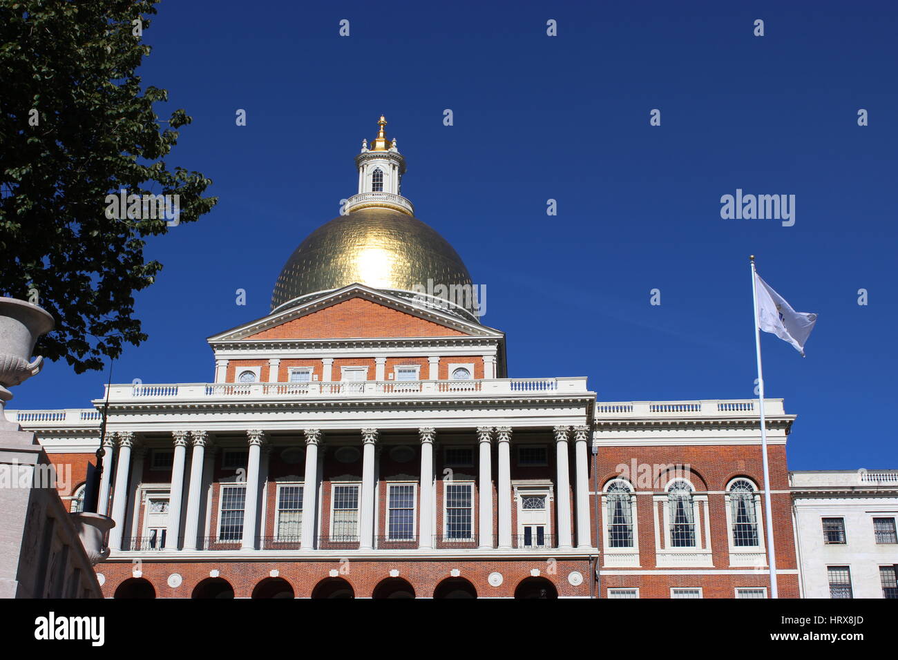State House di Boston, Massachusetts Foto Stock