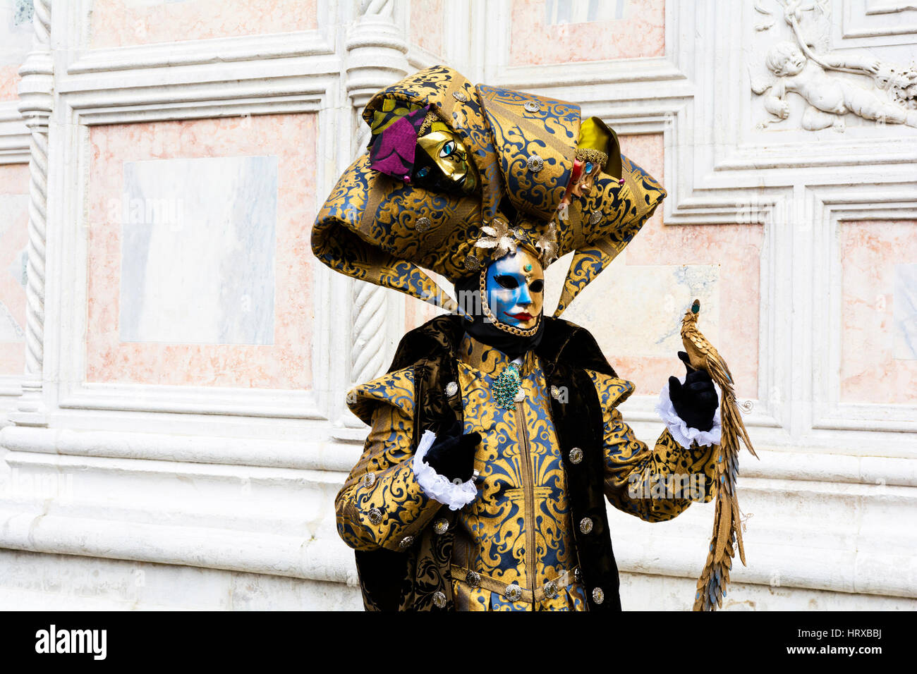 Il carnevale di Venezia il Carnevale di Venezia, Masquerade Foto Stock