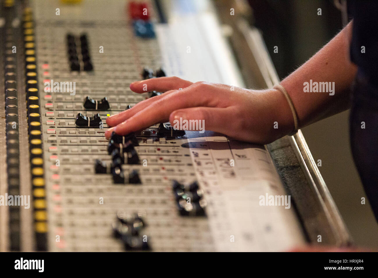 Strumenti musicali essendo [svolto Foto Stock