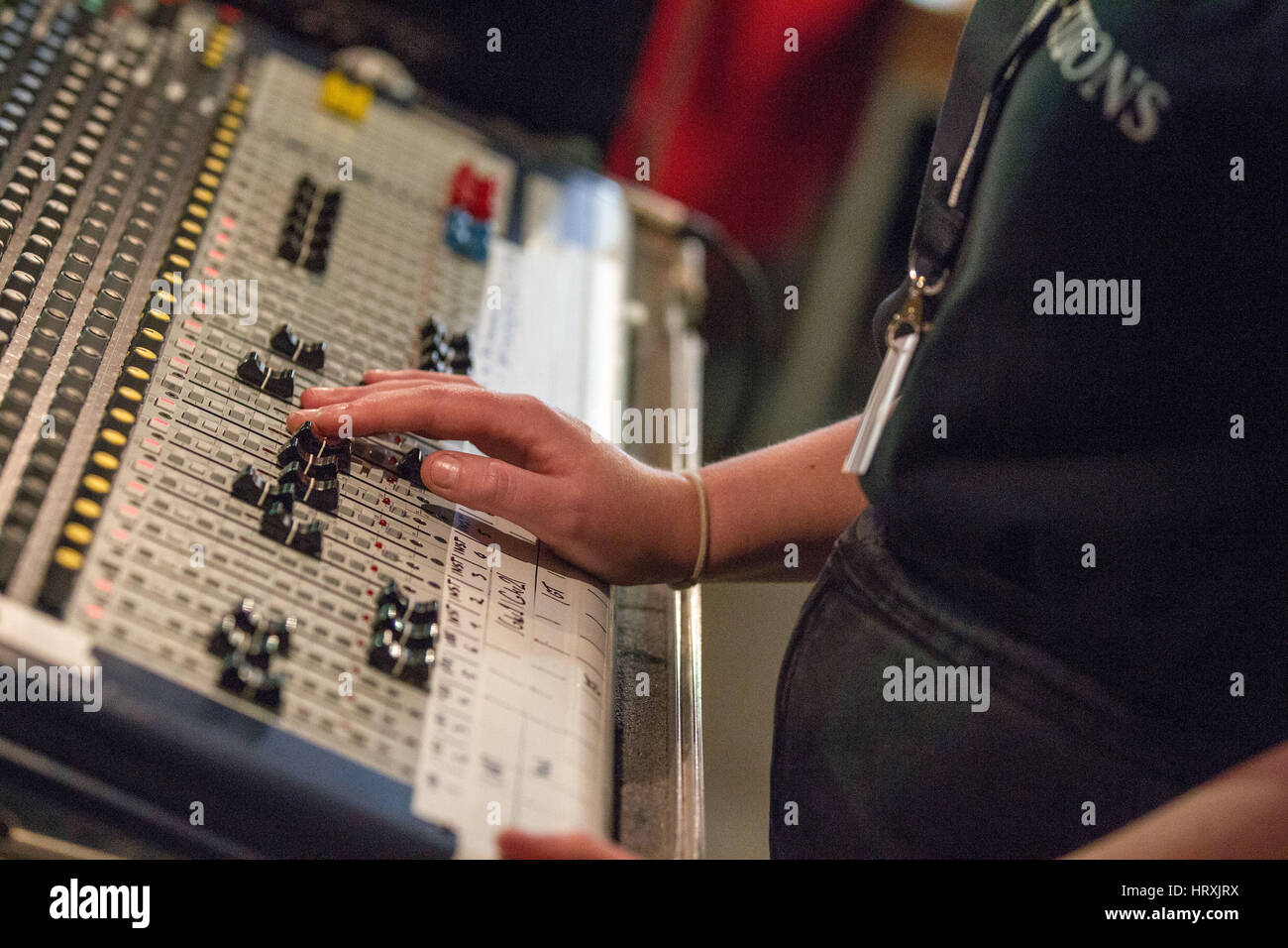 Strumenti musicali essendo [svolto Foto Stock