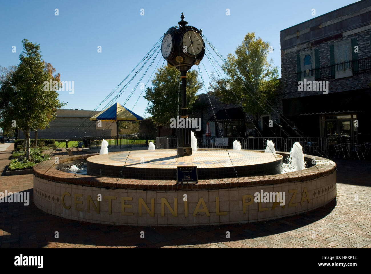 Centennial Plaza in Sumter, SC, Stati Uniti d'America. Foto Stock