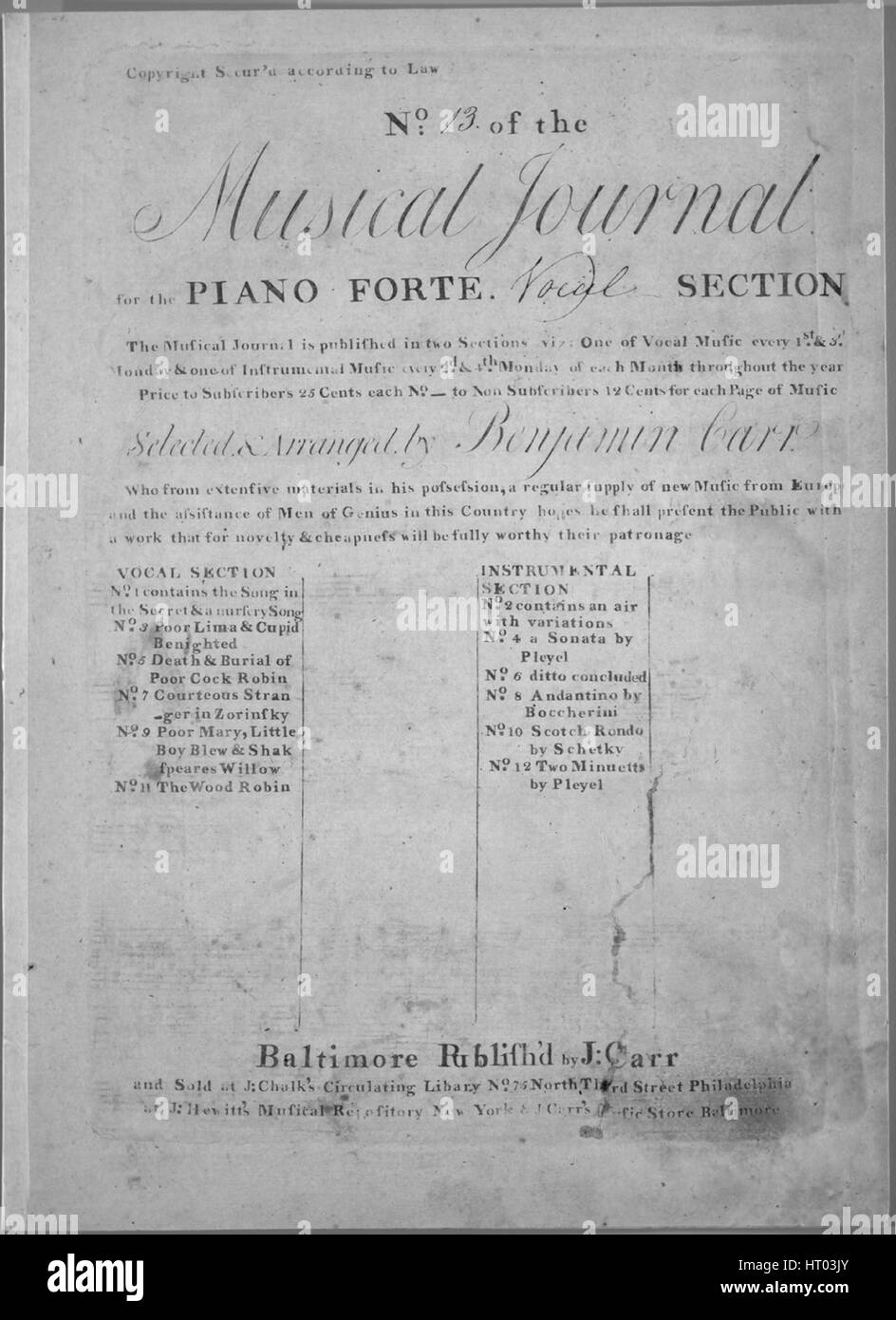 Foglio di musica immagine copertina della canzone 'originale di due arie russa adattata per le parole in inglese', con paternitã originale lettura delle note "na", 1900. L'editore è elencato come 'n.p.', la forma della composizione è '(1) strophic con chorus; (2) strophic', la strumentazione è 'pianoforte e voce", la prima linea di legge '(1) In costante molla il tuo mattino è lavare'd con lacrime di perla ora sorridente; (2) dare di me il tuo manto di zafferano caro Dio della gioia", e l'illustrazione artista è elencato come 'Nessuno'. Foto Stock