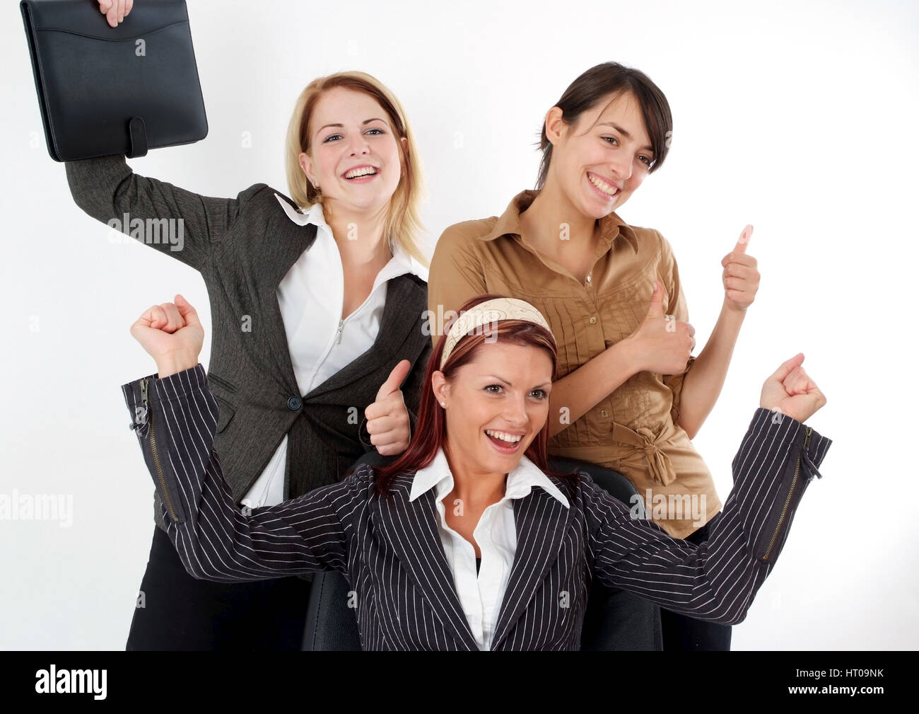 Frauenpower im - Business donne Foto Stock