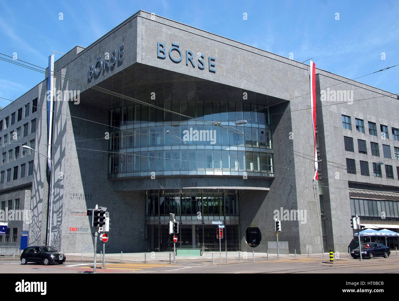 Boerse Zuerich - borsa di Zurigo Foto stock - Alamy