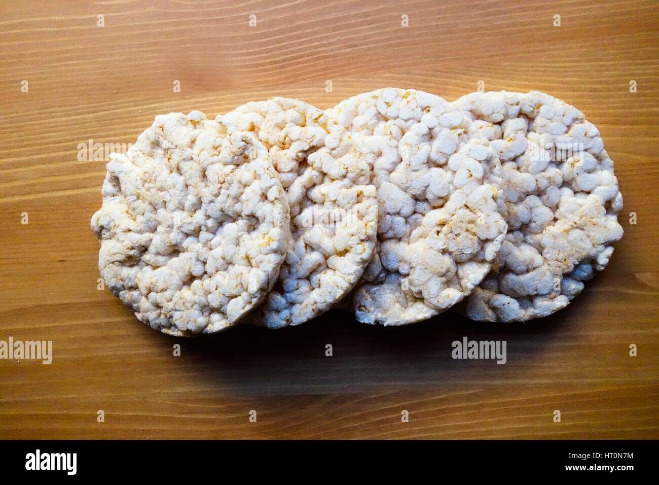 Riso Biologico biscotti galette Foto Stock