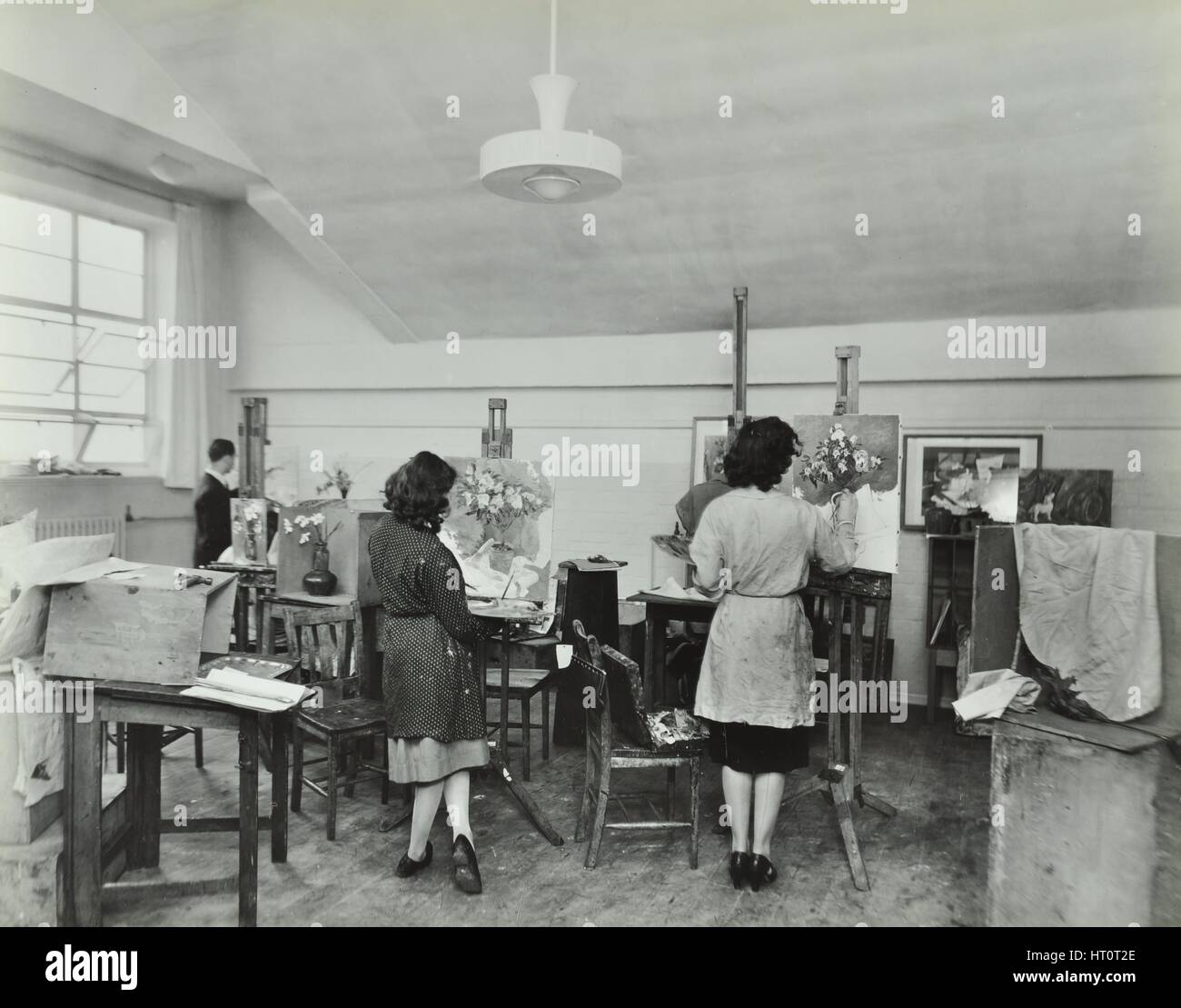 Still Life class, Saint Martin's School of Art di Londra, 1939. Artista: sconosciuto. Foto Stock