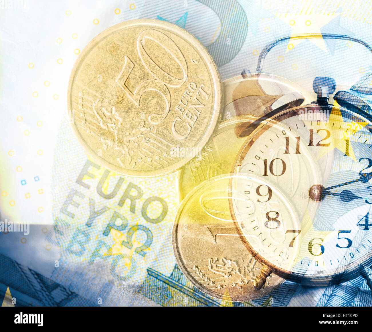 il tempo è denaro Foto Stock