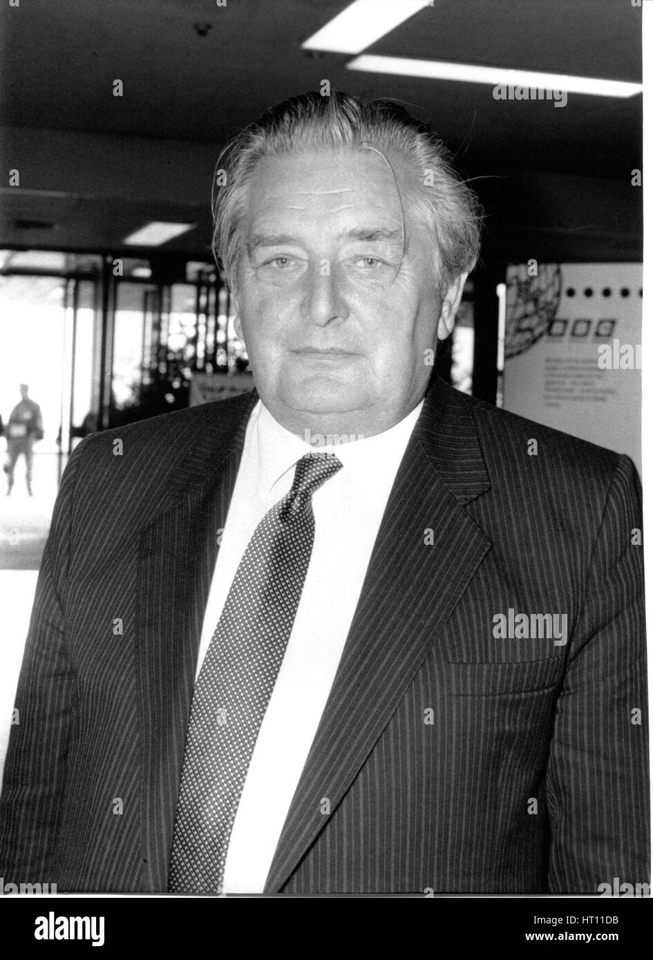 Geraint Howells, partito liberale membro del Parlamento di Ceredigion e Pembroke, assiste la conferenza delle parti a Brighton, Inghilterra il 14 settembre 1989. Foto Stock