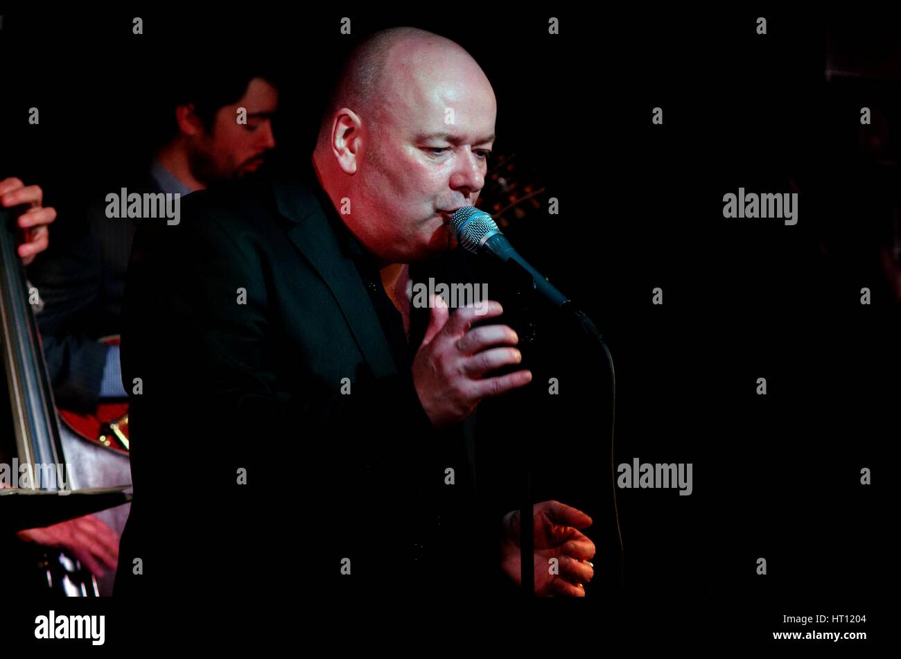 Ian Shaw, Pizza Express, Dean St, Londra, 2011. Artista: Brian O Connor Foto Stock