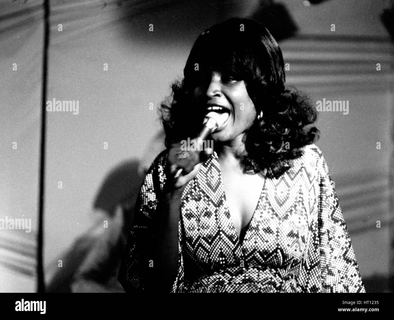 Viola Wills, Ronnie Scott's, Londra, 1974. Artista: Brian O Connor Foto Stock