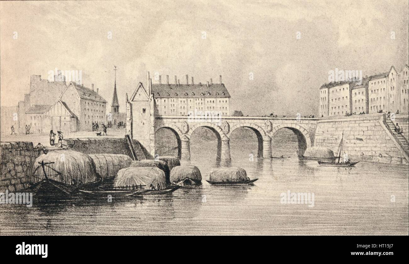 'L'Pont Marie", 1915. Artista: sconosciuto. Foto Stock